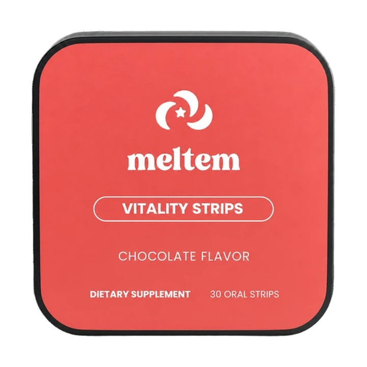 Red tin of Meltem Vitality Strips