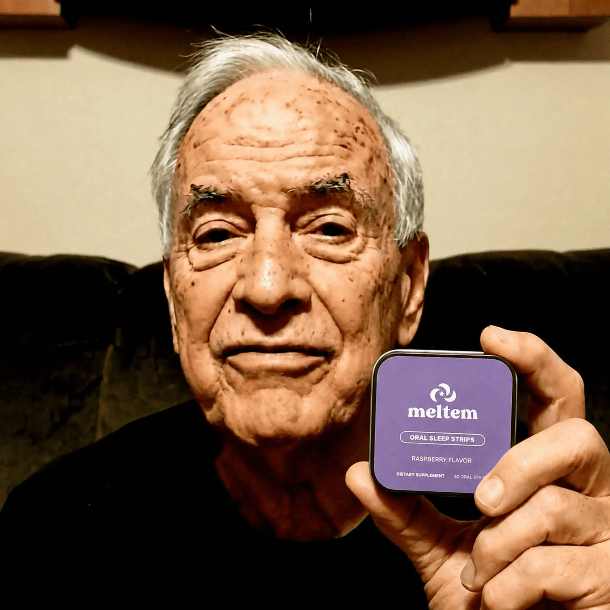 Jerry K holding his pack of Meltem