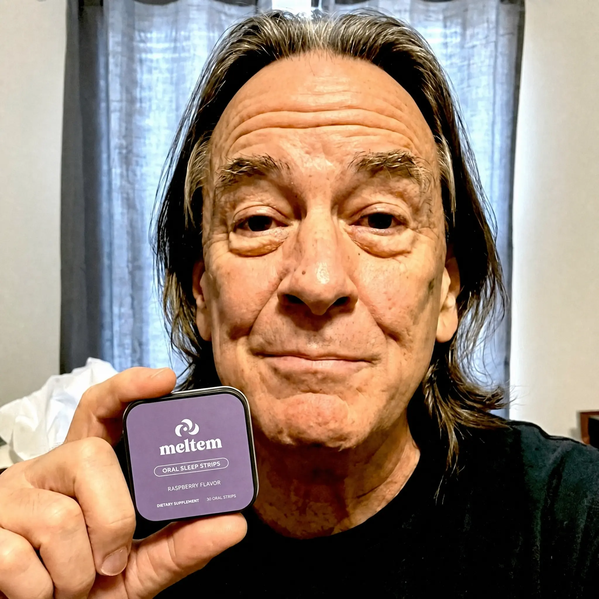 Robert H holding his pack of Meltem